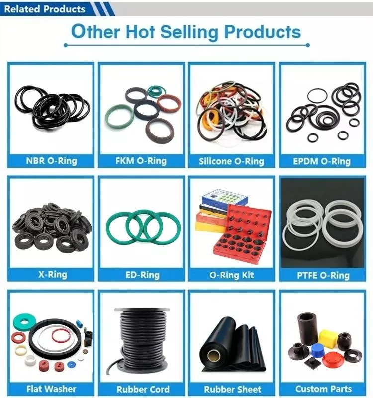 NBR FKM Silicone Rubber Ring FPM O-Ring Sealing Ring